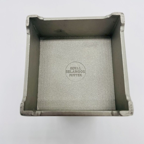 Rare Royal Selangor Pewter Four Seasons Pencil Pen Caddy Holder Vase Embossed 5" - Picture 5 of 9